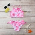 thumbnail image 2 of Fshinging Swim Suits For Girls 2025 Tie-Dye Casual Print Bikini 2 Piece Set Swimming Pools Size 8-, 2 of 2