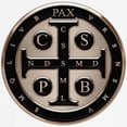 thumbnail image 3 of CafePress - St. Benedict Medal Sweatshirt - Crew Neck Sweatshirt, 3 of 4