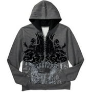 Big Men's Crown Wings Zip Fleece Hoodie, 2XL