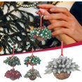 thumbnail image 4 of Adornos para árbol de Navidad, adornos colgantes para árbol de Navidad, dinosaurio, lindo gato navideño, colgante decorativo para árbol de Navidad, casa de campo, decoración para exteriores e interior, 4 of 6