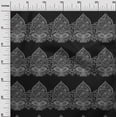 thumbnail image 2 of oneOone Georgette Viscose Fabric Leaves & Floral Block Print Fabric BTY 42 Inch Wide, 2 of 4