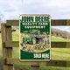 thumbnail image 3 of Placa de metal de hierro John Deere Farm Machine Pintura rectangular Arte de la pared 30x40cm, 3 of 9
