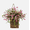 Pink, variant on Wildflower Door Hanger Basket Wreath Spring Summer Front Door Decor Artificial Flower Hanging Basket With Burlap Bow For Home Porch