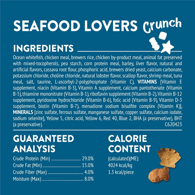 Friskies Party Mix Seafood Lovers Crunch Cat Treats, 6 oz (2 Pack) photo 6