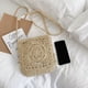 thumbnail image 3 of Bolso Paja Btafrte con Flores para Mujer Hombro Diario Verano Beige Gran Capacidad, 3 of 9