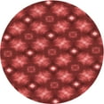thumbnail image 1 of Ahgly Company Indoor Round Patterned Tomato Sauce Red Area Rugs, 6' Round, 1 of 6