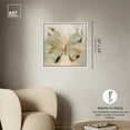 thumbnail image 5 of Sage Butterfly Colorful Canvas Wall Art by Art Remedy, White Floater Frame, 24"x24", 5 of 7