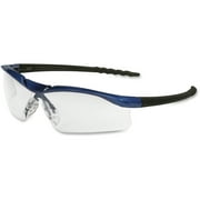 Mcr Safety Safety Glasses Anti-Fog Wraparound Clear/Metallic Blue DL310AF