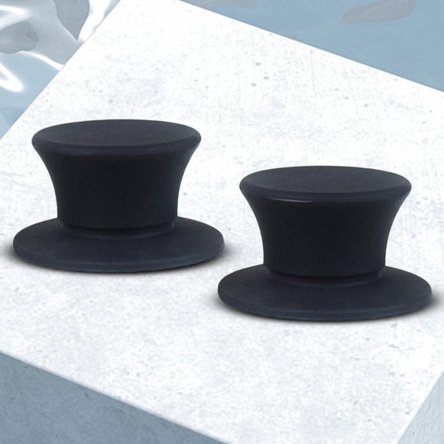 1 par de adaptadores de cubo de goma para abridor de cinta de carrete a carrete de 1/4 pulgadas útiles para Akai