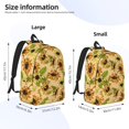 thumbnail image 4 of Daiia Sunflowers Vintage Canvas Backpack for Men and Women ,Hiking Backpack,Travel Laptop Bag for School,Large Capacity Backpack, 4 of 8