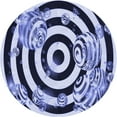 thumbnail image 1 of Ahgly Company Machine Washable Indoor Square Transitional Blue Area Rugs, 3' Square, 1 of 7