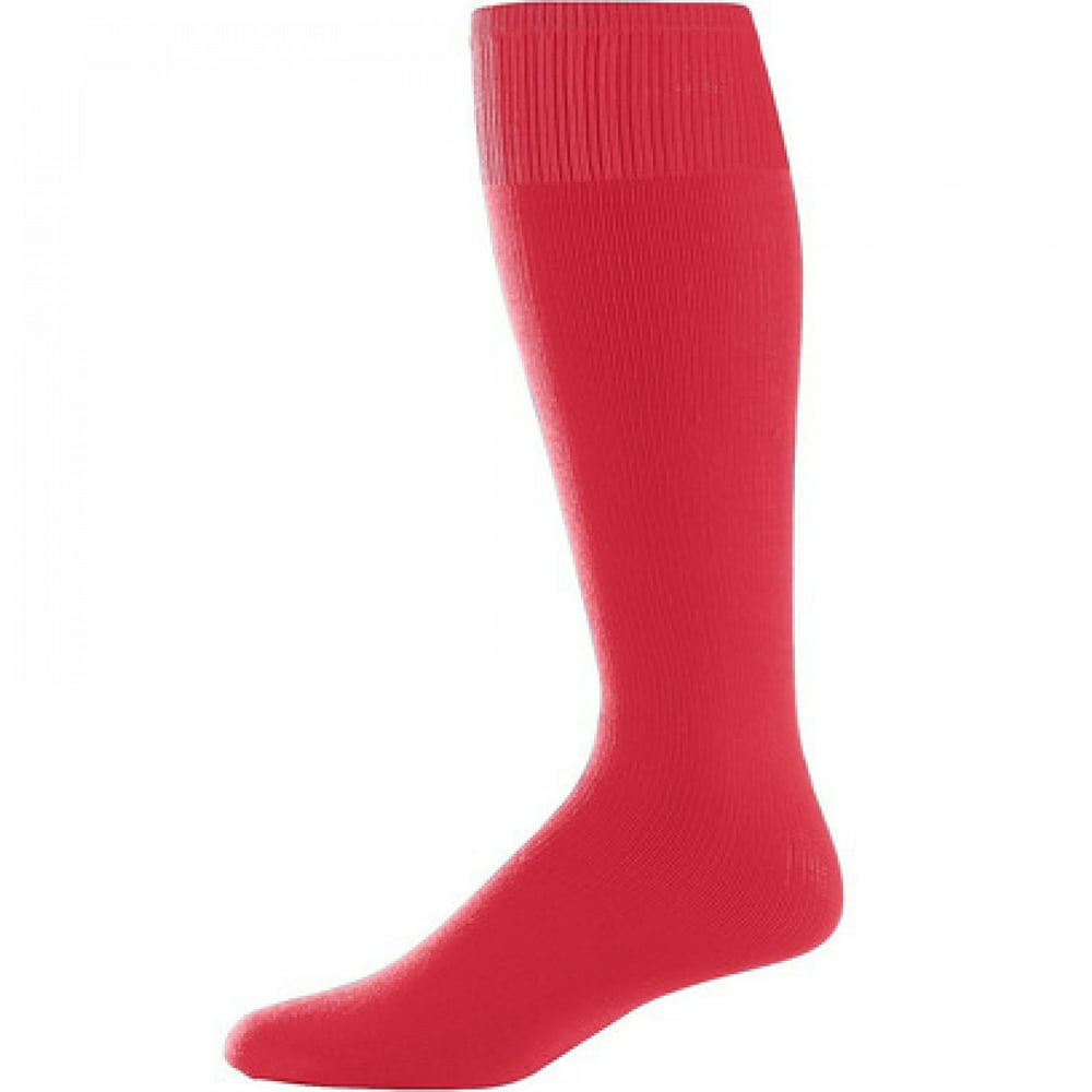 youth red softball socks