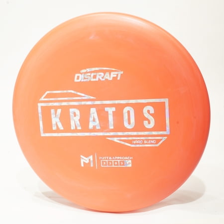 Discraft Paul McBeth Hard Kratos Disc Golf Putter & Approach Disc Pick Color/Weight [Stamp & Exact Color May Vary] Pink 175-176 grams