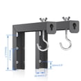 thumbnail image 5 of Soporte de pared para pantalla de proyector Suptek L-Brackets PRL001B negro, 5 of 5