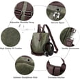 thumbnail image 3 of SPEKSEE PU Leather Backpack Purse for Women, Convertible Anti‑theft Travel Backpack, Large Capacity Casual Daypack, Multi‑Pocket Shoulder Bag with Headphone Hole for Work Travel Daily Use, 3 of 7
