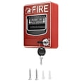 thumbnail image 1 of Estación de alarma de emergencia contra incendios QWORK con cable de doble acción, 1 of 8