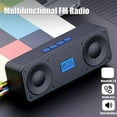 thumbnail image 4 of Portable FM Radio Wireless Bluetooth 5.0 Speaker Mini MP3 Music Player Support TF Card U Disk USB Ch, 4 of 5