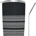 thumbnail image 1 of Vaso Térmico Moderno y Divertido: de Viaje de Acero Inoxidable con Mensaje Oculto, Ideal para Regalar. Color Negro., 1 of 8