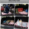 thumbnail image 3 of DISNIMO Car Cargo Mat All Weather Heavy Duty Trunk Liner Floor Mat Machine Washable Dog Cargo Cover Universal Protective Mat for SUV Truck Sedan Vehicles, Cherry Blossom Print, 3 of 7