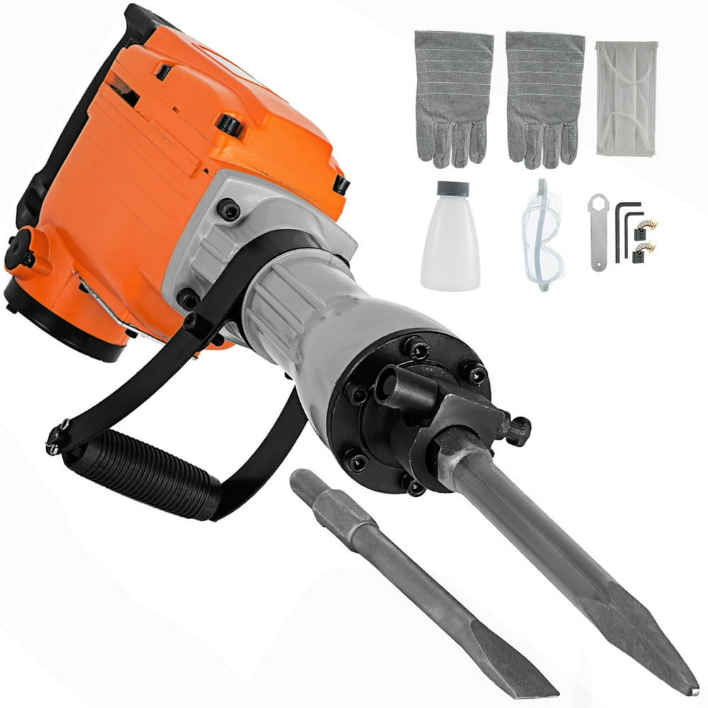 VEVOR 2200W Electric Demolition Hammer Heavy Duty Concrete Breaker 1400