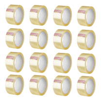 16 Rolls 2 Mil 2 inch x 110 Yards Clear Carton Sealing Packing Package Tape