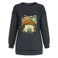 thumbnail image 6 of jjayotai Cute Mushroom Wonderland Sweatshirts for Teen Girls Women, Casual Loose Tunic Shirts Long Sleeve Fleece Cotton Pullover Tops, 6 of 6