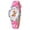 Hot Pink, variant on TIHLMK Watch for Youngster Fashion Cartoons Buckle Dazzling Mesh Belt Watch Rubber Watch