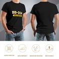 thumbnail image 5 of DD214 Alumni Fresh Men's Cotton Short Sleeve HD Print Tee for Casual T-Shirt Crew Neck Top Black XL, 5 of 7