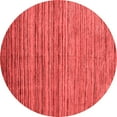 thumbnail image 1 of Ahgly Company Indoor Round Abstract Red Modern Area Rugs, 8' Round, 1 of 4