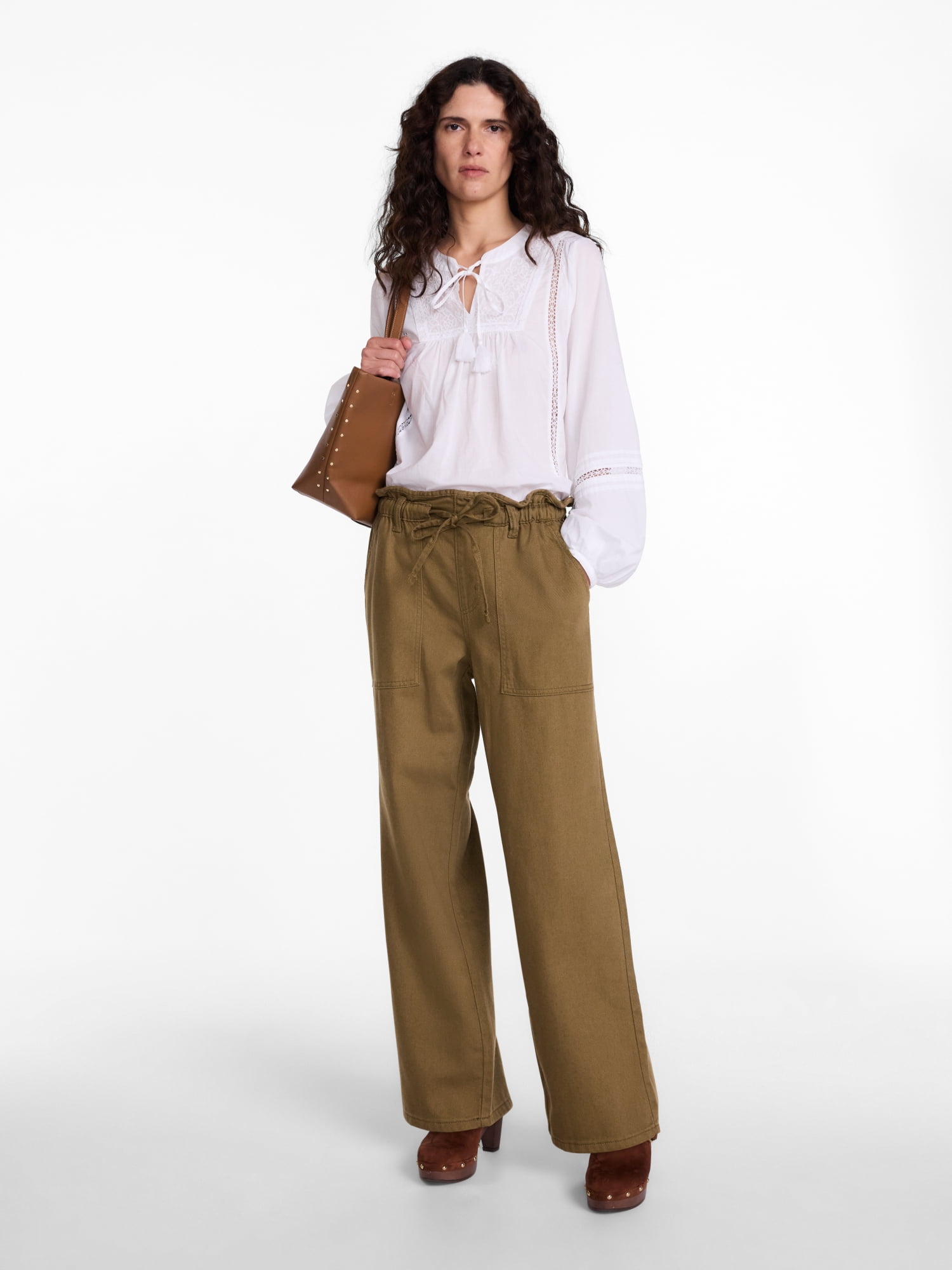 Scenario Women's Drapey Denim Jeans, Sizes XS-XXXL