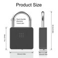 thumbnail image 3 of Intelligent Security Padlock with Fingerprint Access and Wireless Connectivity, Waterproof for Outdoor Gate Pool Storage, 3 of 5