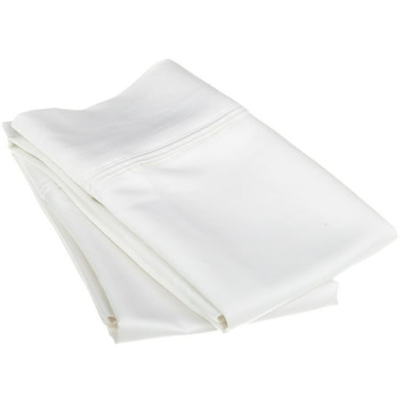 Superior 1200 Thread Count Single-Ply Egyptian Cotton Solid Pillowcase Set