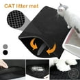 thumbnail image 2 of Waterproof Pet Cat Litter Mat Double Layer Pet Litter Box Mat Non-slip Cat Pad Washable Bed Mat Clean Pad Pet Products, 2 of 9