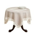 thumbnail image 5 of Fennco Styles Venetto Lace Trimmed Elegant Tablecloth, 5 of 8