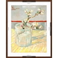 thumbnail image 5 of Art.com Sprig of Flowering Almond Blossom in a Glass, 1888 Giclee Print by Vincent van Gogh, Brown Frame Wall Art, 23" x 29", 5 of 5