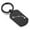 Black, variant on Stainless Steel Aries (Ram) Astrology Constellation Dog Tag Keychain Circle Ring