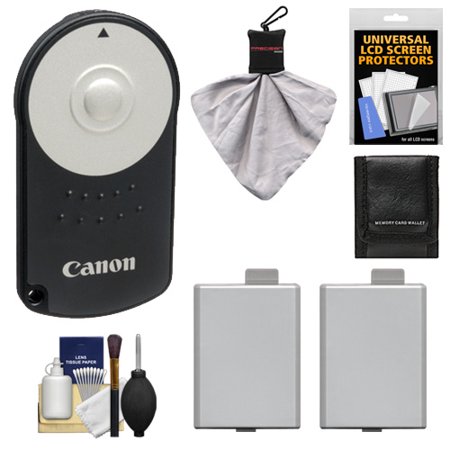 Shifter Accessories (Canon RC-6 Wireless Remote Shutter Release Controller + 2 LP-E5 Batteries + Accessory Kit for Rebel XSi & T1i Digital SLR)