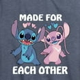 thumbnail image 3 of Lilo & Stitch - Made For Each Other - Women's Short Sleeve Graphic T-Shirt, 3 of 5