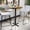 Natural, variant on Emma + Oliver 30"RD Walnut Laminate Bar Table Top-22"x22" Base/Foot Ring