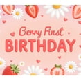 thumbnail image 4 of Colorful Theme Berry First Birthday Banner Decorative Design for Kids Party Summer Celebration Indoor Decoration, 4 of 7