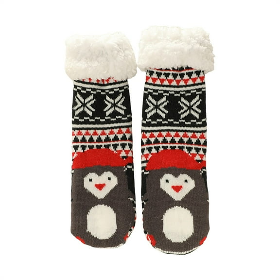 CYSFASHION Fuzzy Socks for Women Compression Warm Winter Fashion Impact Trendy Fall Fashion Warmer Christmas Gifts Ankle Socks Grey