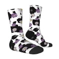thumbnail image 2 of Goofa Daisies Flowers Printed Men's Crew Socks, Soft Durable Breathable Moisture-Wicking with Odor Control Cotton socks, 2 of 9