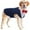 Blue, variant on HQREA Dog Tuxedo Suit Formal Wedding Shirt with Bow Tie Holiday Wear for Boy Dogs