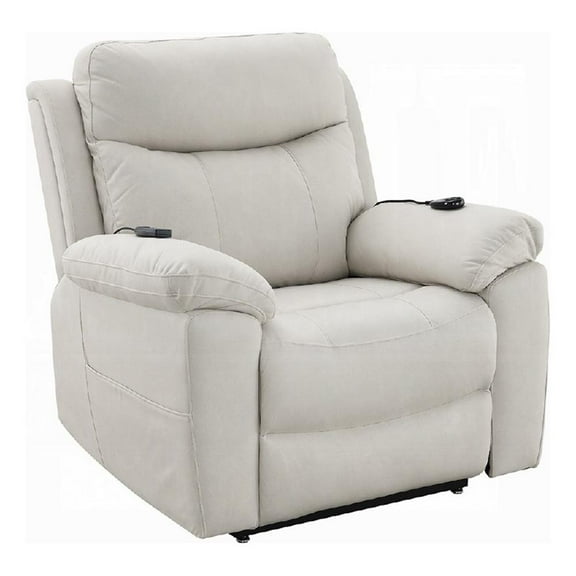 Cheru Power Motion Lift and Recliner Chair with Heated Massage-Ivory