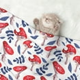 thumbnail image 2 of Yiaed Forest Mushrooms1 Print Dog Blankets-Cat Blanket Washable for Couch Protection,Puppy Blanket, Soft Plush Reversible Throw Furniture Protector-Large, 2 of 8
