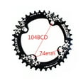 thumbnail image 4 of BUCKLOS 104BCD Chainring Narrow Wide MTB Chainring, Single Speed Round Oval AL7075 CNC Mounrtain Bike Chain Ring, 30-42T Chainwheel, 4 of 7