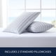 thumbnail image 3 of Juego de fundas de almohada Nautica Cotton Percale Beaux Stripe Blue, 2 unidades, 3 of 5