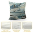thumbnail image 4 of Autua Birds Water Cloudy Sky Graphic Decorative Cushion Throw Pillow Cover Square Pillow Case 1PC 22x22in, 4 of 5
