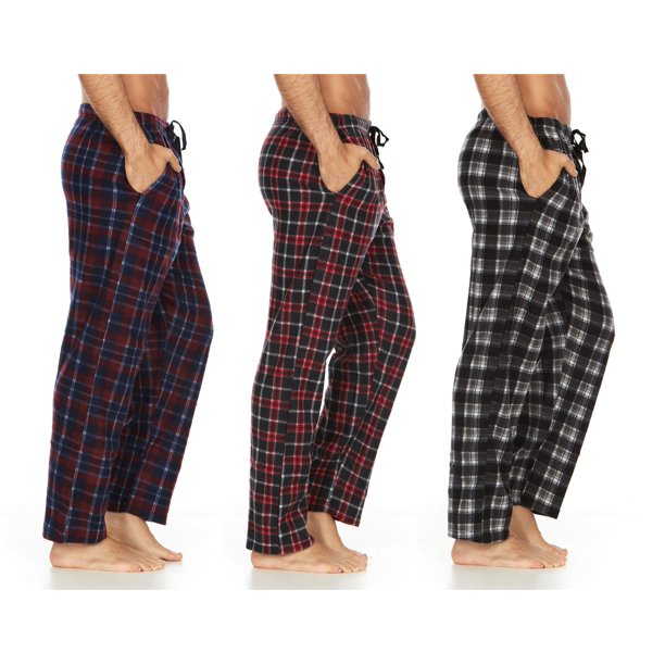 DARESAY Multipack of Mens Microfleece Pajama Pants/Lounge Wear with