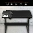thumbnail image 2 of Vensio 61-Key Black Stretchable Piano Keyboard Dust Cover Dirt Proof Washable Electronic Keyboard Protector, 2 of 10